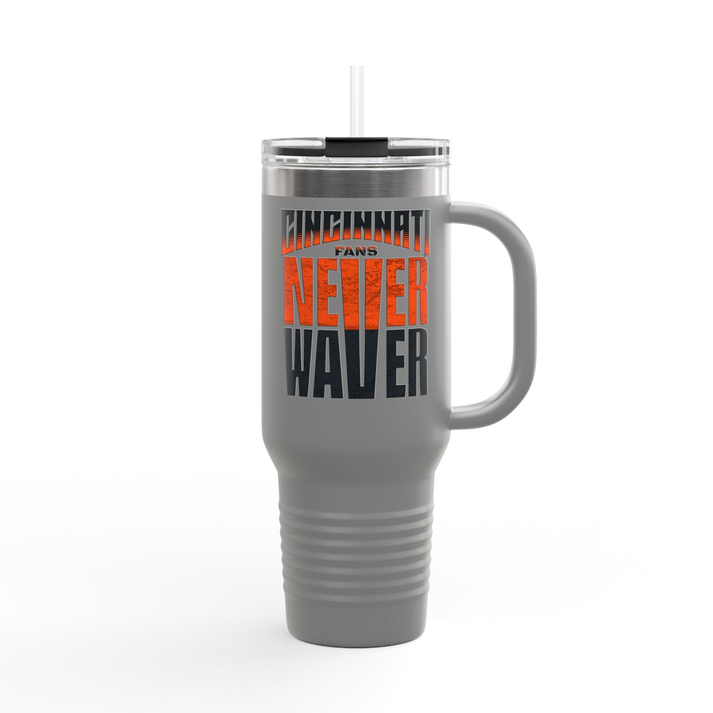 Cincinnati Fans Never Waver Insulated Travel Mug, 40oz