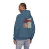 Never Waver Husband Daddy Protector Hero Unisex Heavy Blend™ Hooded Sweatshirt
