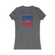 Buffalo Fans Never Waver W-Leopard Football Women's Favorite Tee by Printify