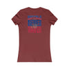 Buffalo Fans Never Waver W-Leopard Football Women's Favorite Tee
