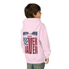 New York Fans Never Waver Youth Heavy Blend Hooded Sweatshirt