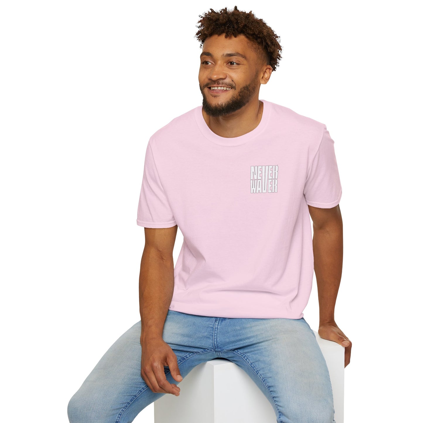 Never Waver I don't ride the Crazy Train I Drive it Unisex Softstyle T-Shirt