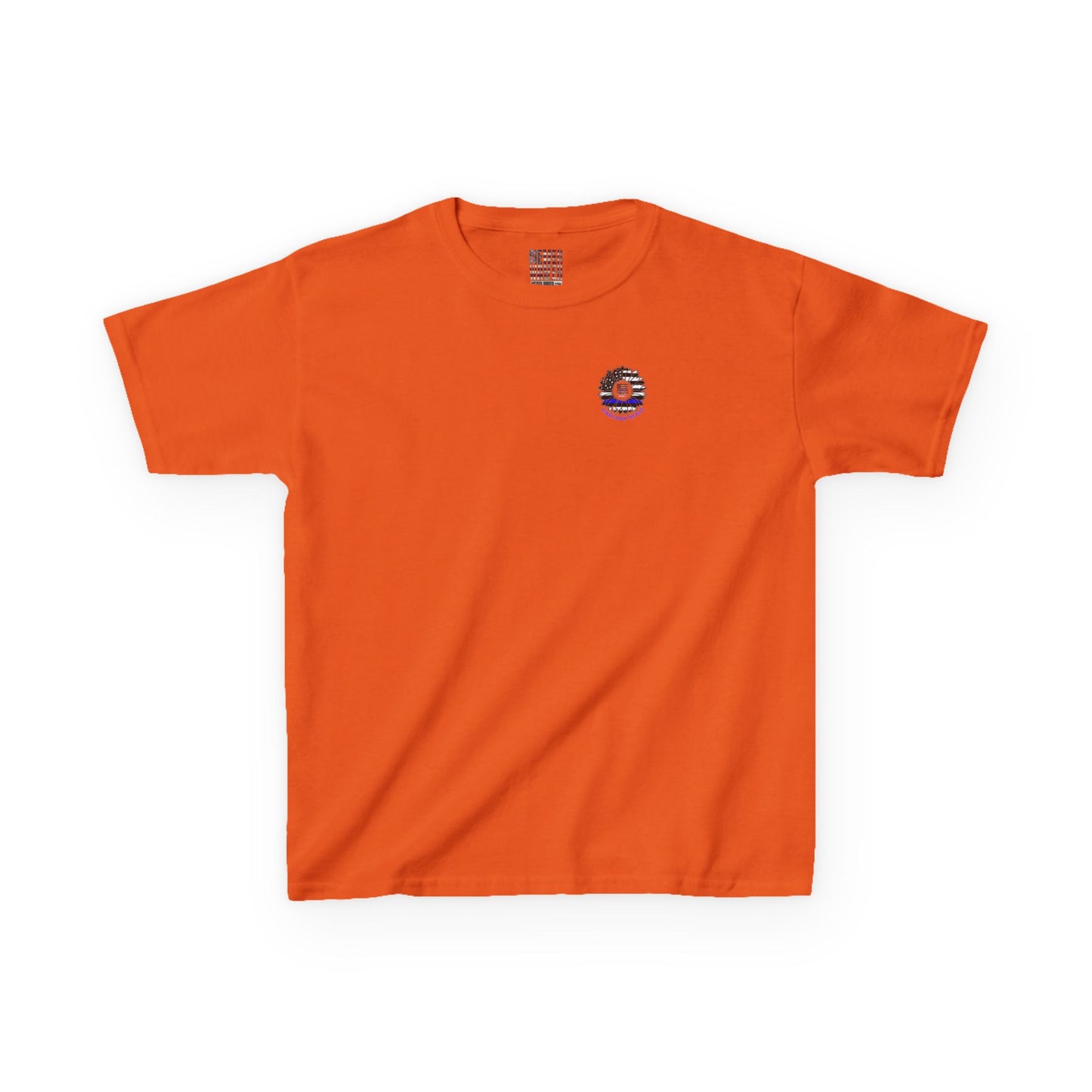Never Waver Always Back The Blue   Kids Heavy Cotton™ Tee