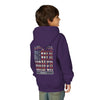 "America Never Waver " Motivational Sweatshirt Youth Heavy Blend Hoodie