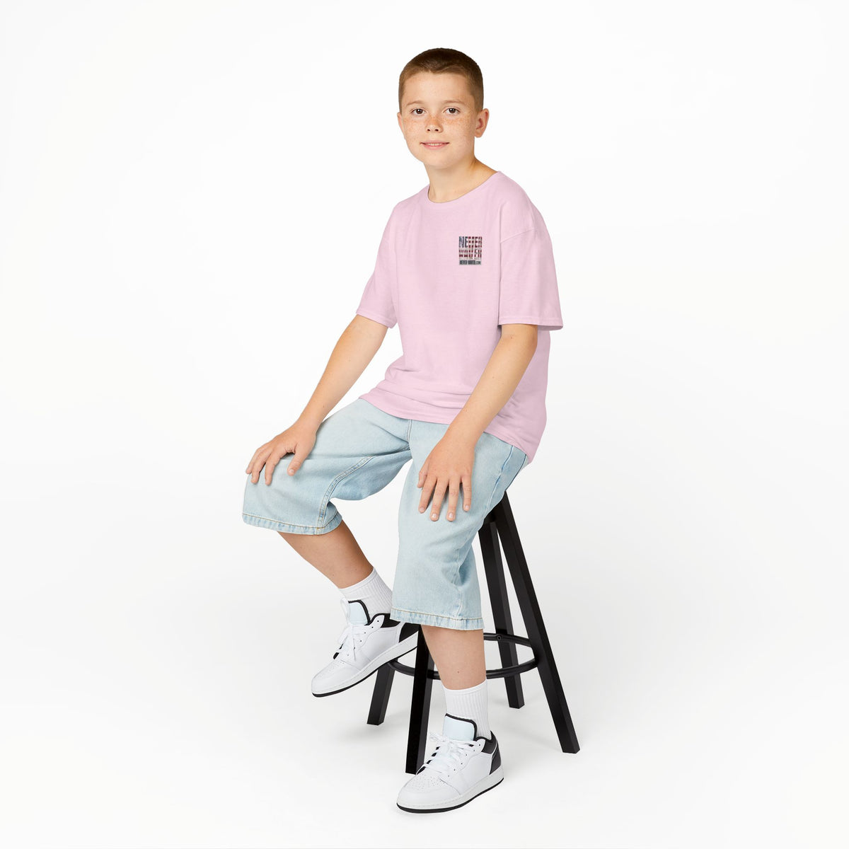 Never Waver® Earn It T-Shirt | Old-School Backbone | Kids Tee