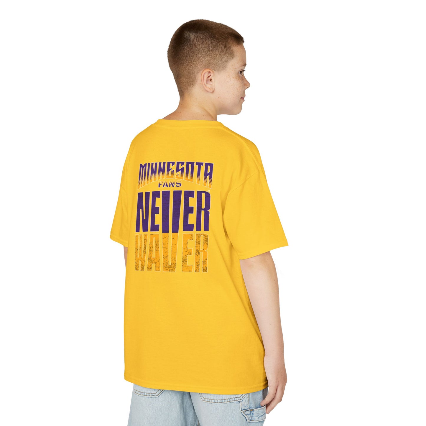 Minnesota Fans Never Waver Kids Heavy Cotton™ Tee