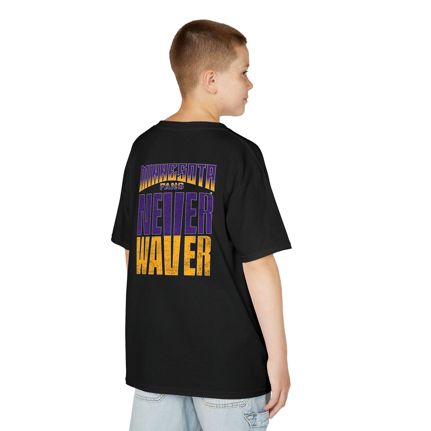 Minnesota Fans Never Waver Kids Heavy Cotton™ Tee