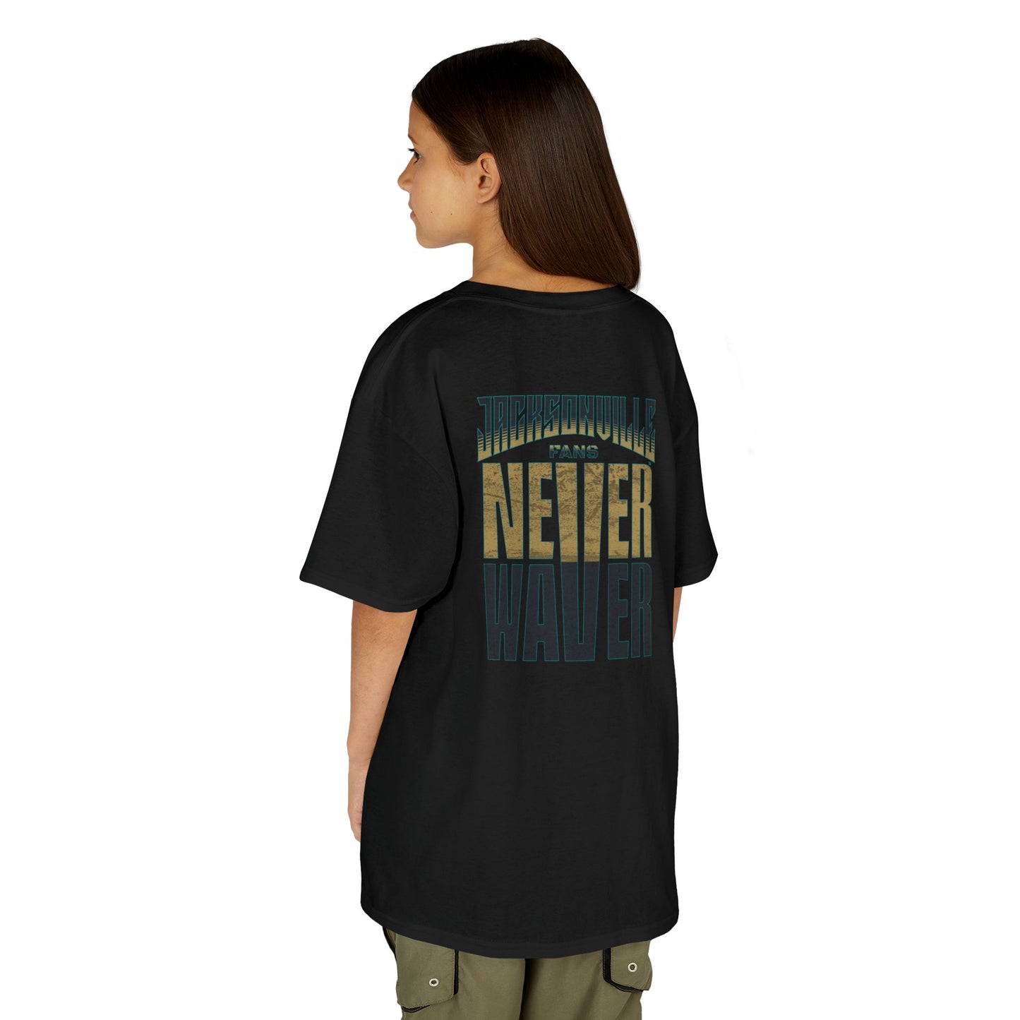Jacksonville Fans Never Waver Kids Heavy Cotton™ Tee