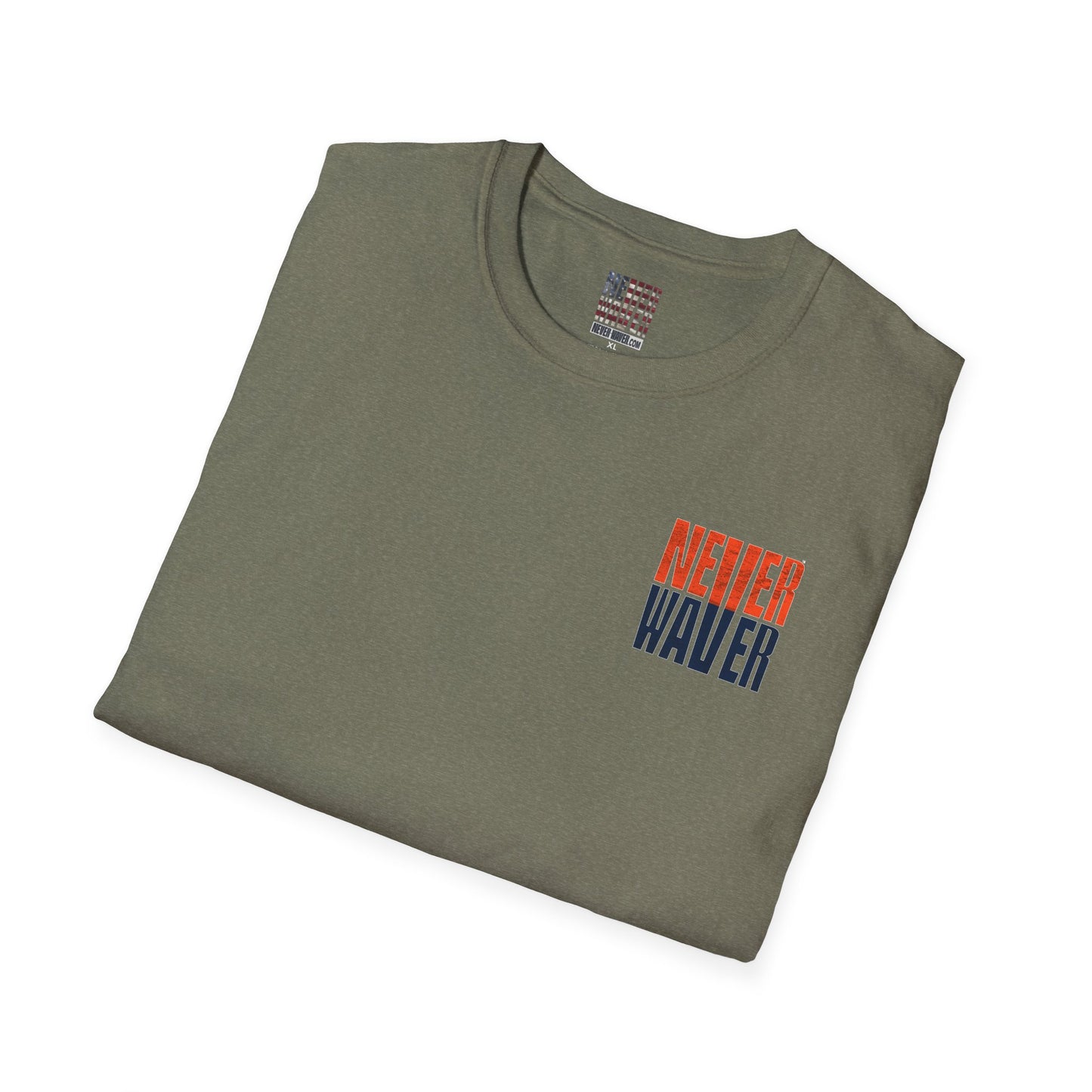 Denver Fans Never Waver Unisex Softstyle T-Shirt
