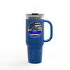 True Americans Never Waver They Always Back The Blue   Insulated Travel Mug, 40oz