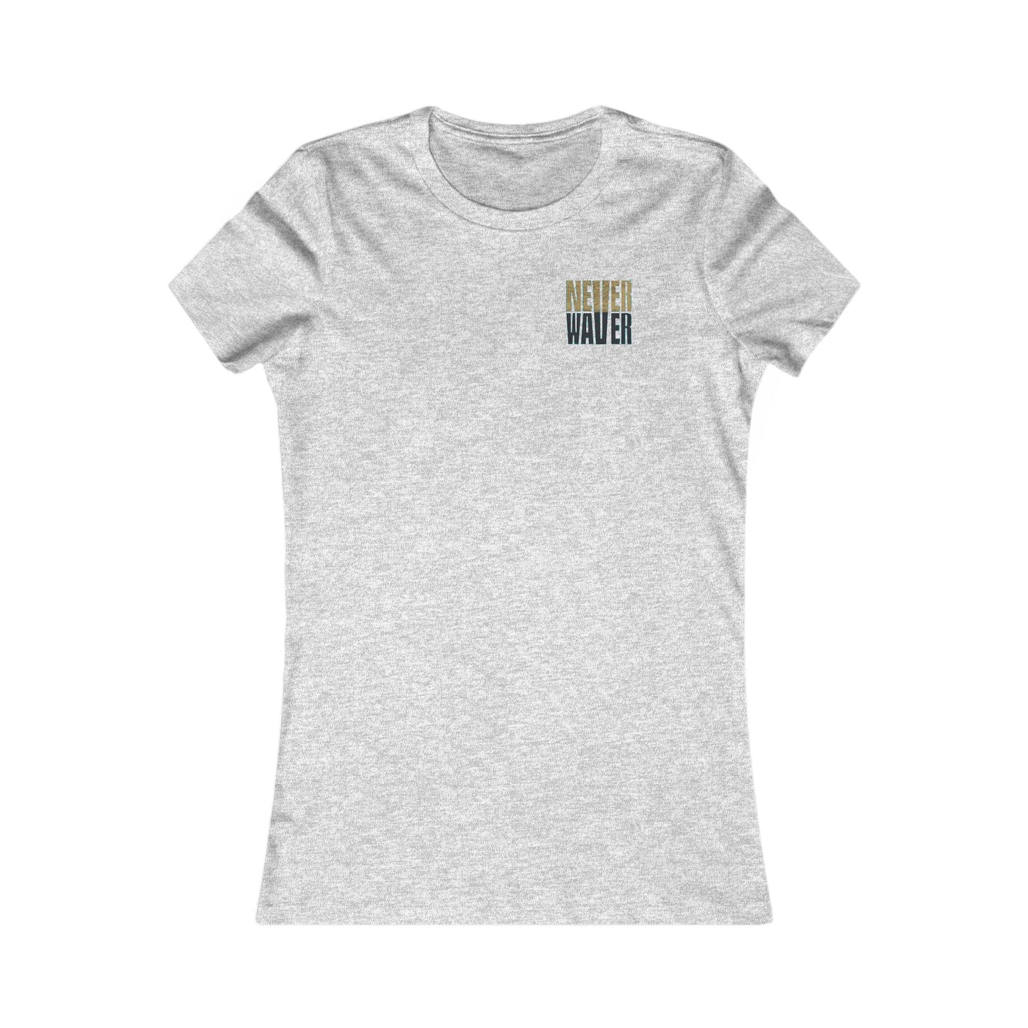 Jacksonville Fans Never Waver W-Leopard Football Women's Favorite Tee