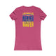 Los Angeles Fans Never Waver W-Leopard Football Women's Favorite Tee by Printify