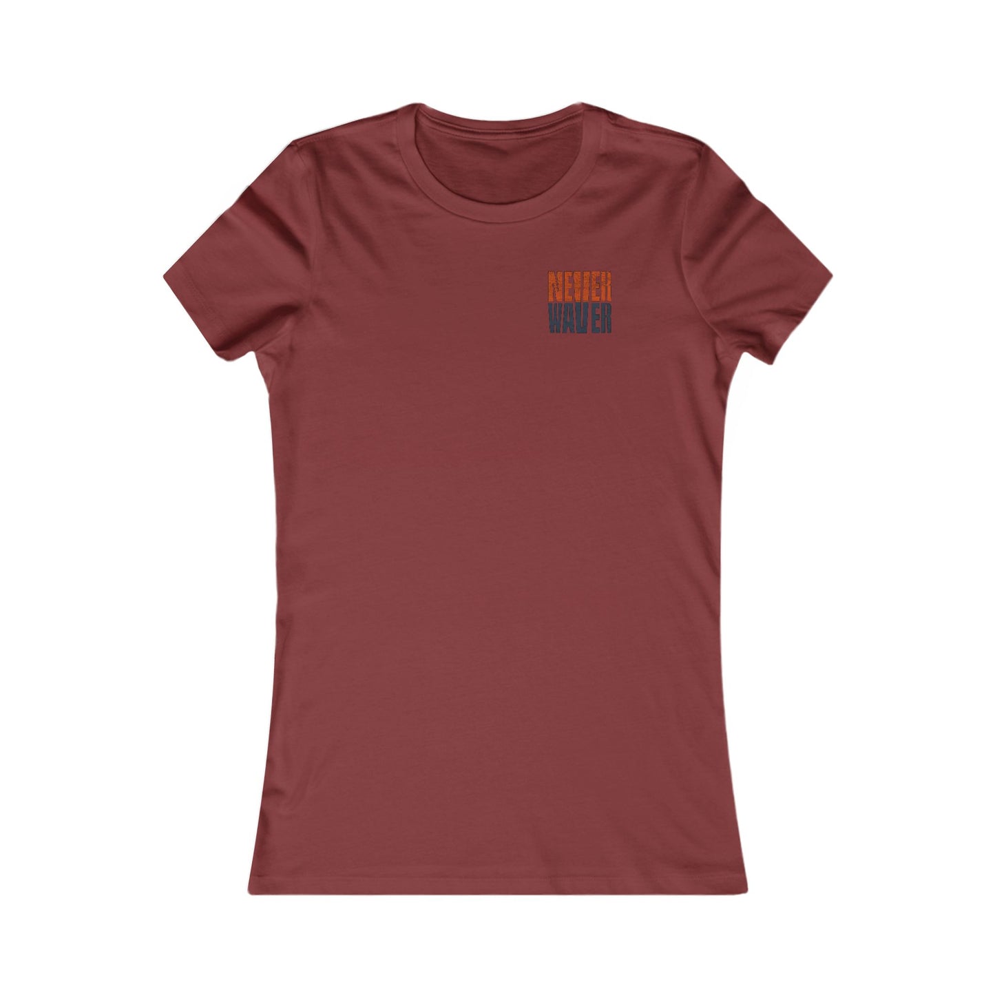 Chicago Fans Never Waver W-Leopard Football Women's Favorite Tee
