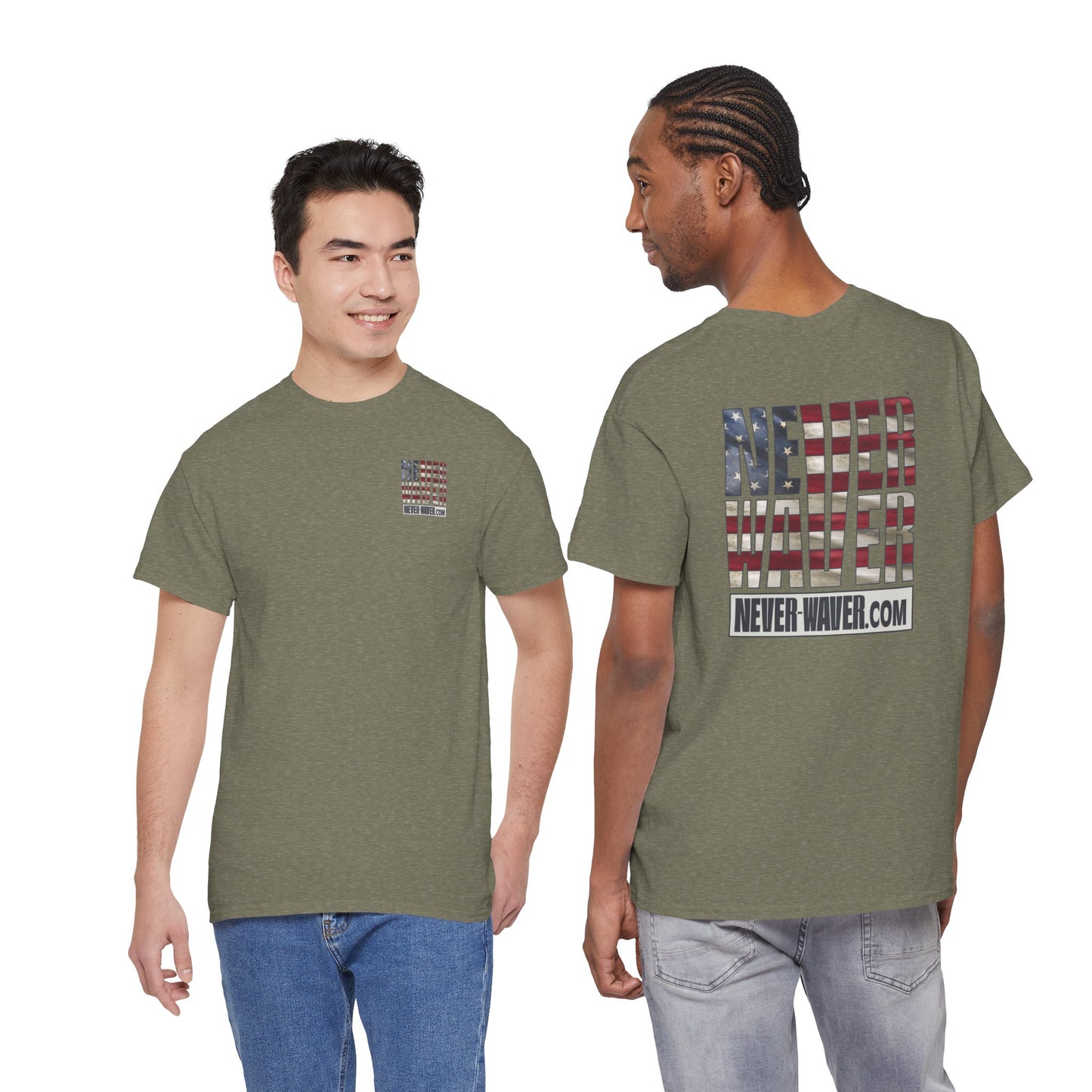Never Waver Unisex Heavy Cotton Tee