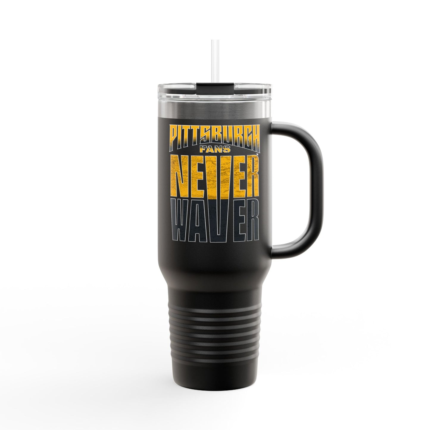 Pittsburgh Fans Never Waver Insulated Travel Mug, 40oz
