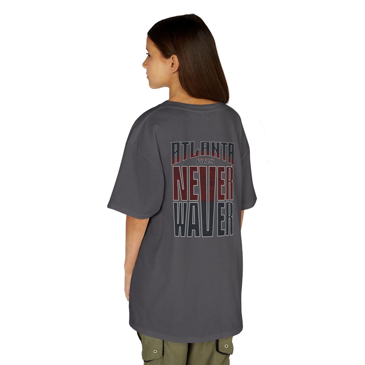 Atlanta Fans Never Waver Kids Heavy Cotton™ Tee