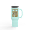 New Orleans Fans Never Waver W-Leopard Football Insulated Travel Mug, 40oz