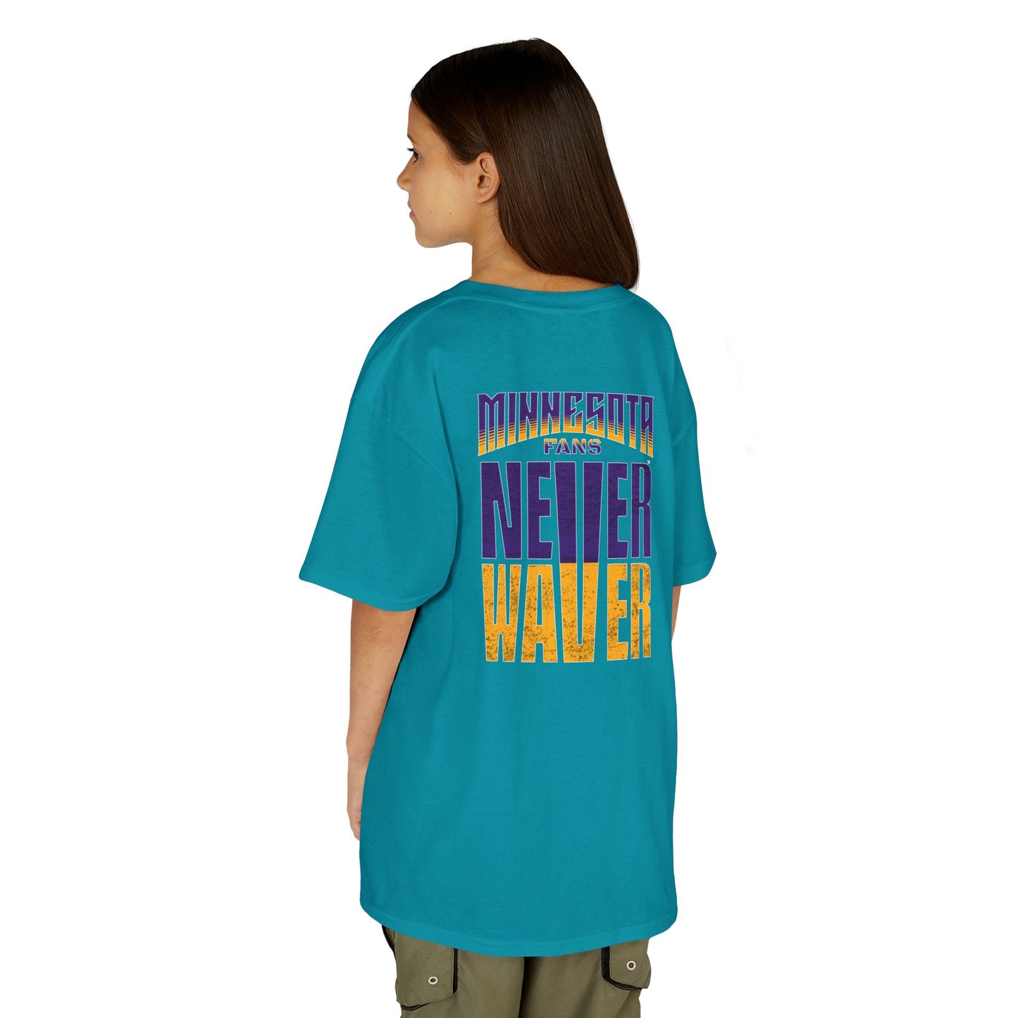 Minnesota Fans Never Waver Kids Heavy Cotton™ Tee