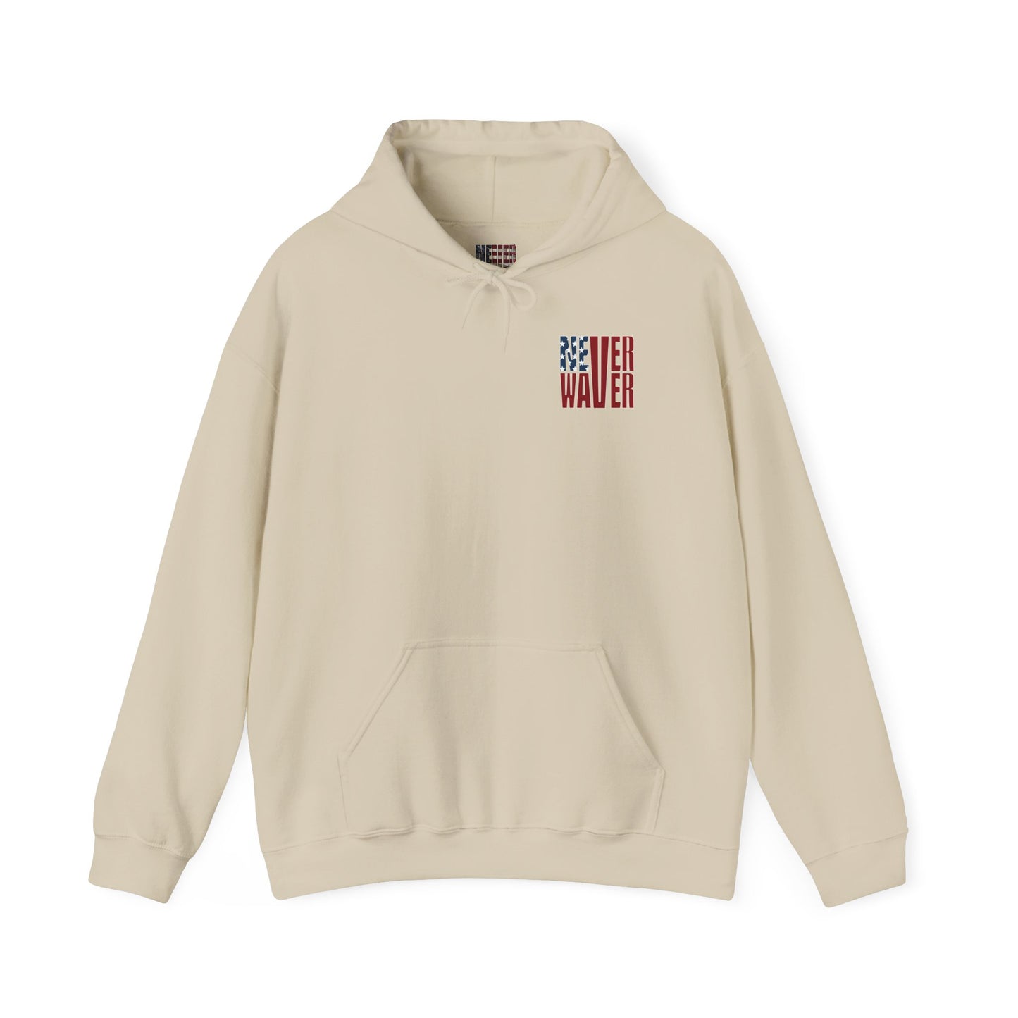 'New York Fans Never Waver' American Flag Design Unisex Heavy Blend™ Hoodie