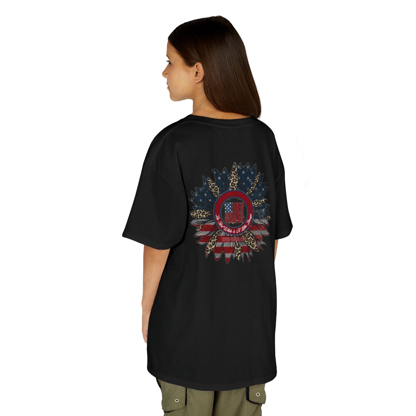 Kids Heavy Cotton™ Never Waver  Be Red White and- A Little Bougie Stylish, Comfortable Everyday Wear