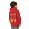 Kansas Fans Never Waver Youth Heavy Blend Hooded Sweatshirt