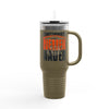 Cincinnati Fans Never Waver W-Leopard Football Insulated Travel Mug, 40oz