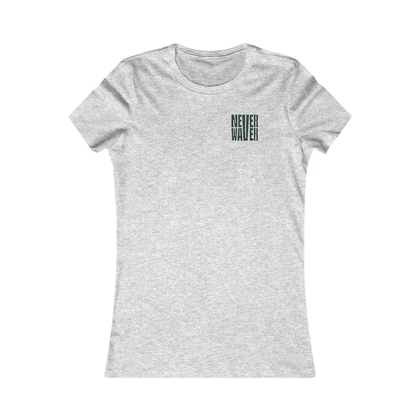 New York Fans Never Waver W-Leopard Football Women's Favorite Tee