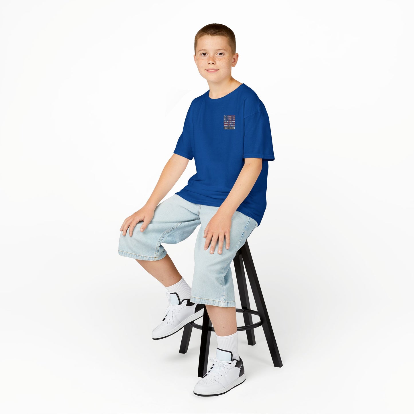 Never Waver® Earn It T-Shirt | Old-School Backbone | Kids Tee