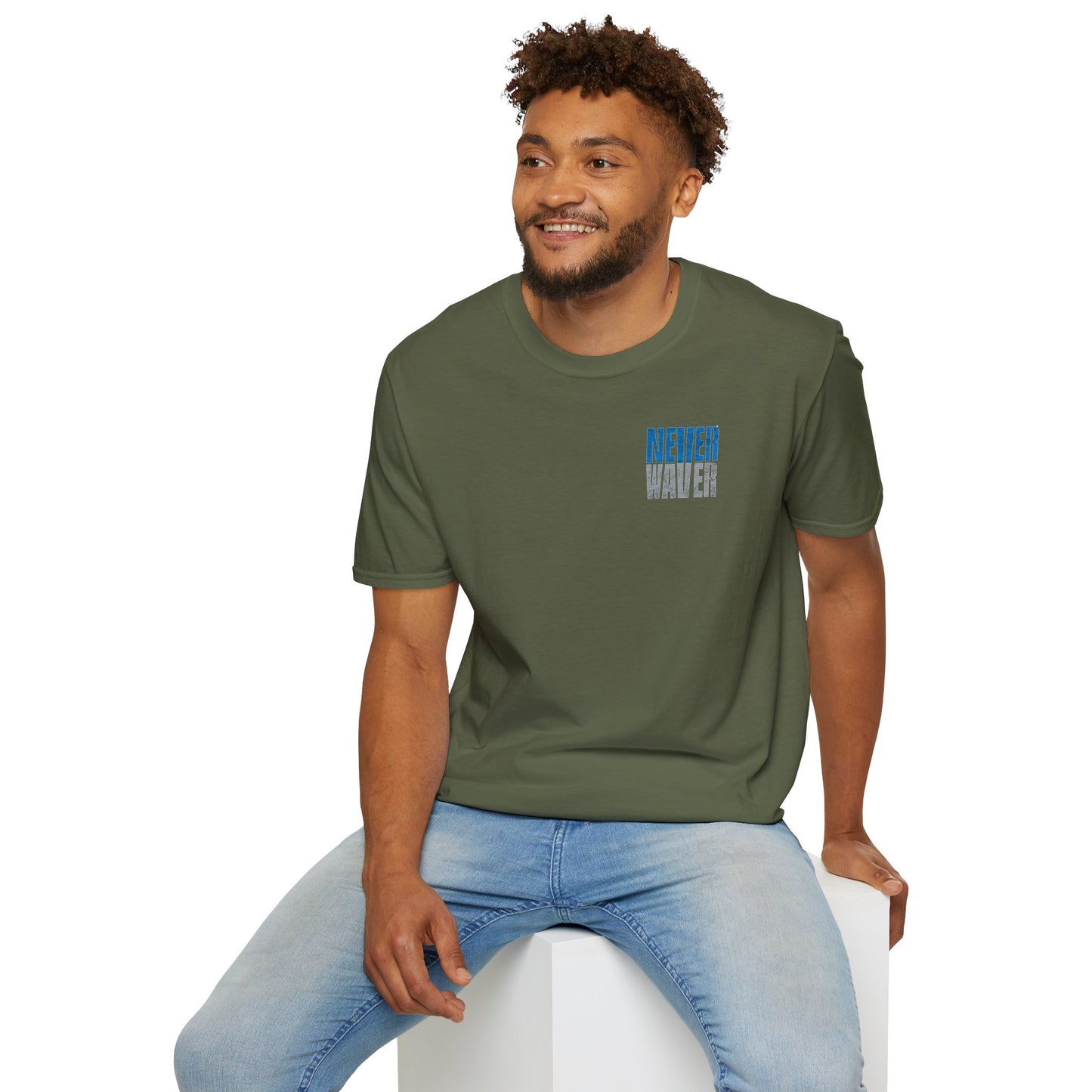 Detroit Fans Never Waver Unisex Softstyle T-Shirt