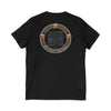 Never Waver Save Water Drink Beer  Unisex V-Neck Tee - Motivational Graphic Shirt