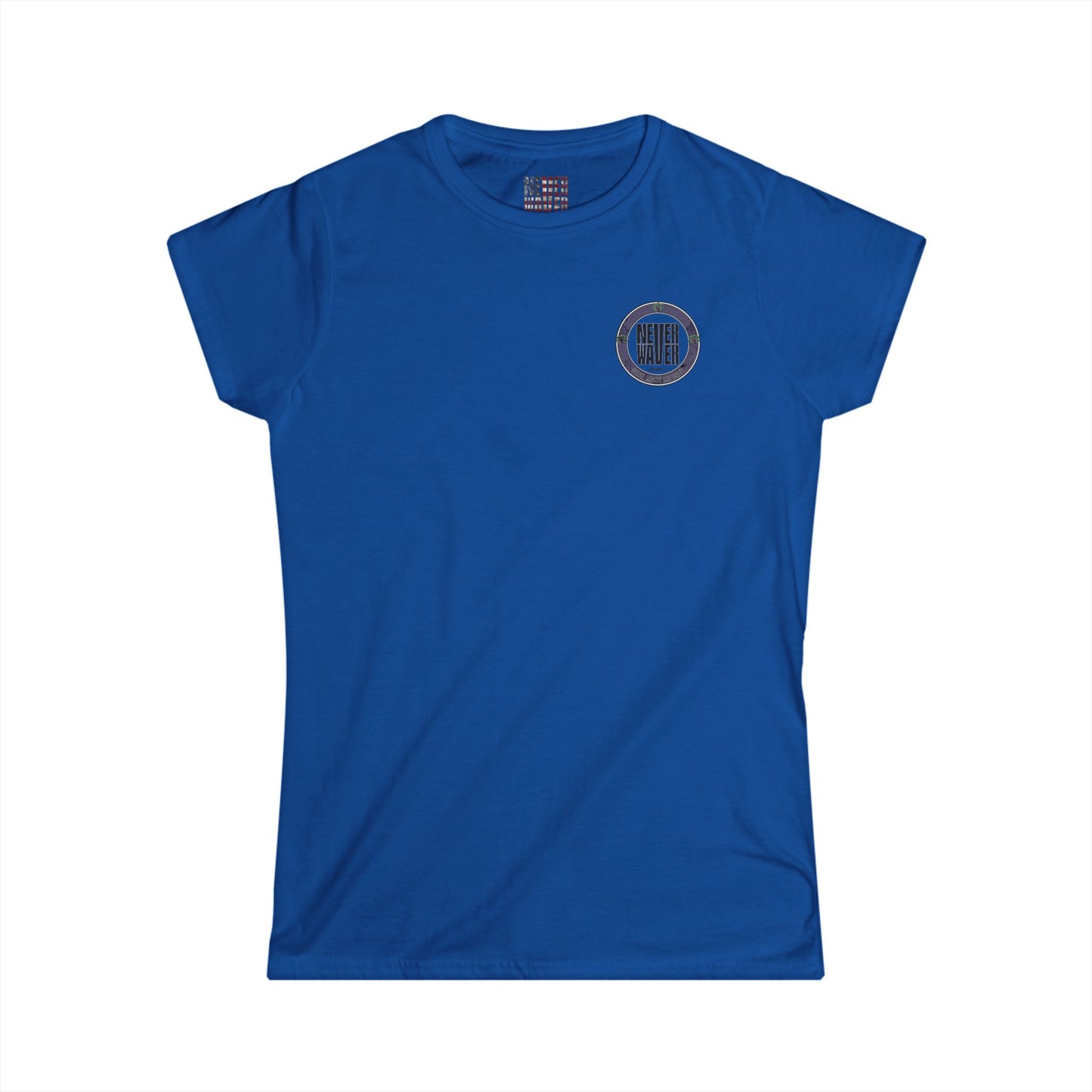 Never Waver Wine Made Me Do It Women's Soft Style Tee -