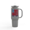 Never Waver Stylized Flag Design  Insulated Travel Mug, 40oz