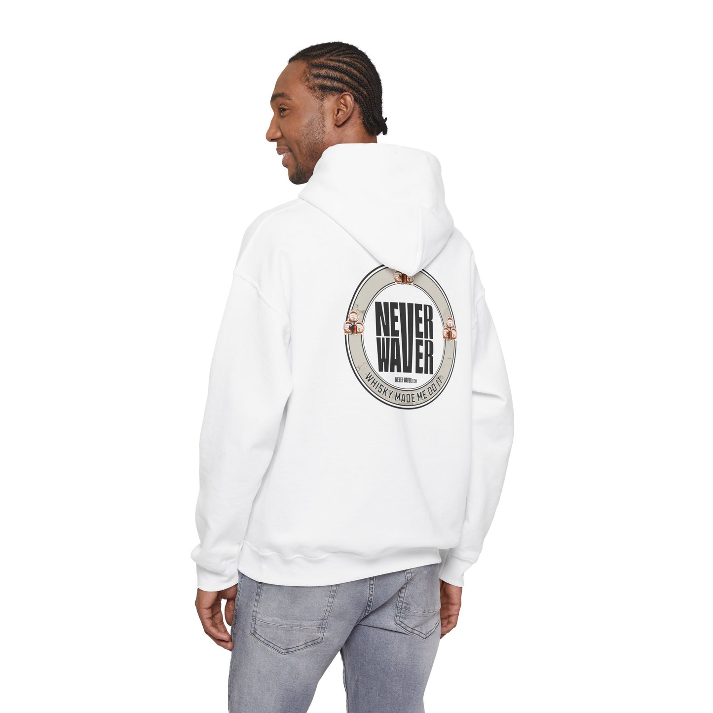 "Never Waver - Whiskey Made me do it?" Eco-Friendly Unisex Hoodie