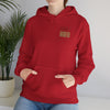 San Francisco Fans Never Waver Hoodie w Leopard Football - Unisex Heavy Blend Sweatshirt