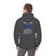Dallas Fans Never Waver Unisex Hoodie - Inspirational Heavy Blend Sweatshirt by Printify