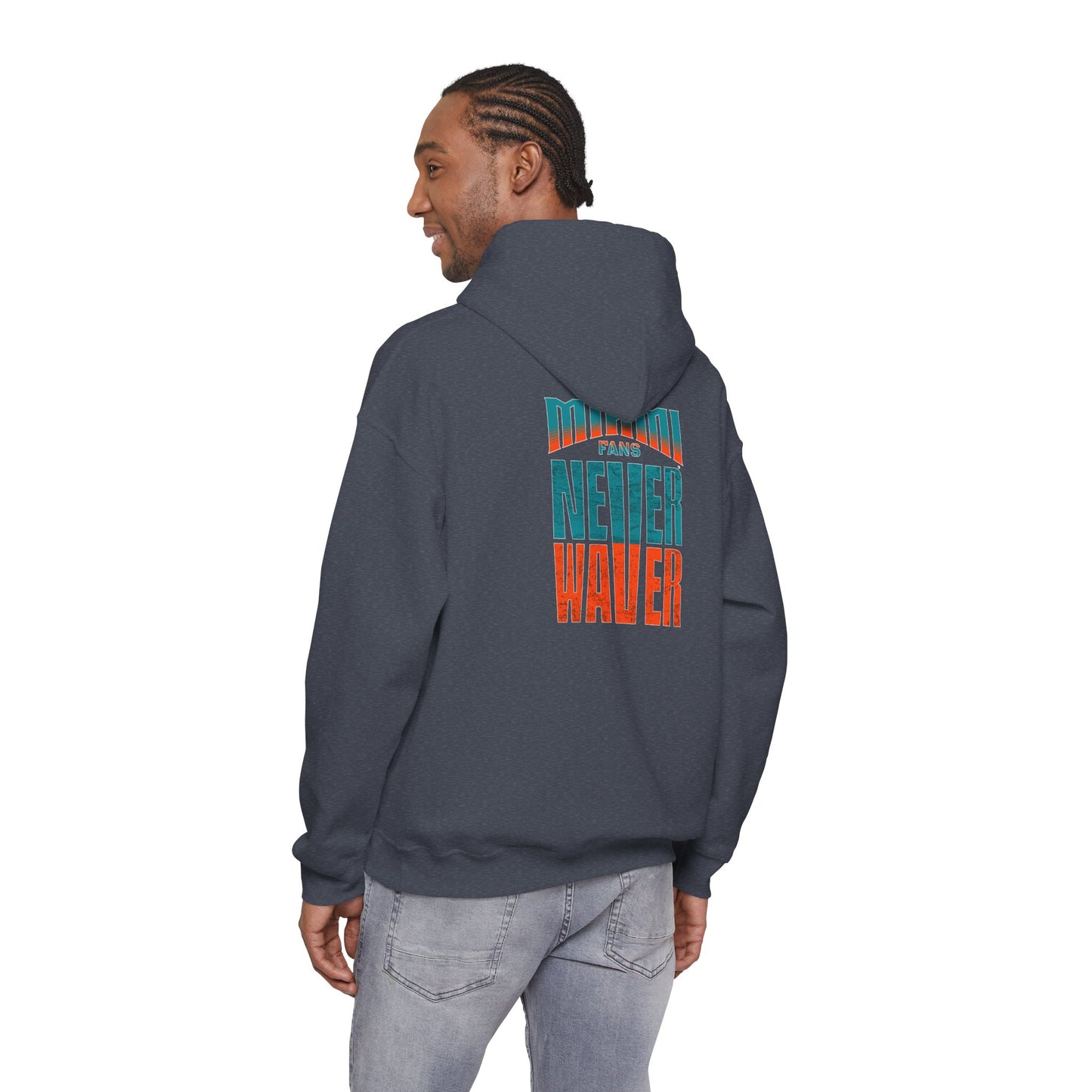 "Miami Fans Never Waver" Inspirational Hoodie