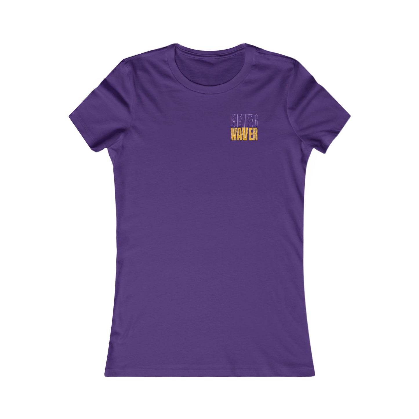 Minnesota Fans Never Waver W-Leopard Football Women's Favorite Tee