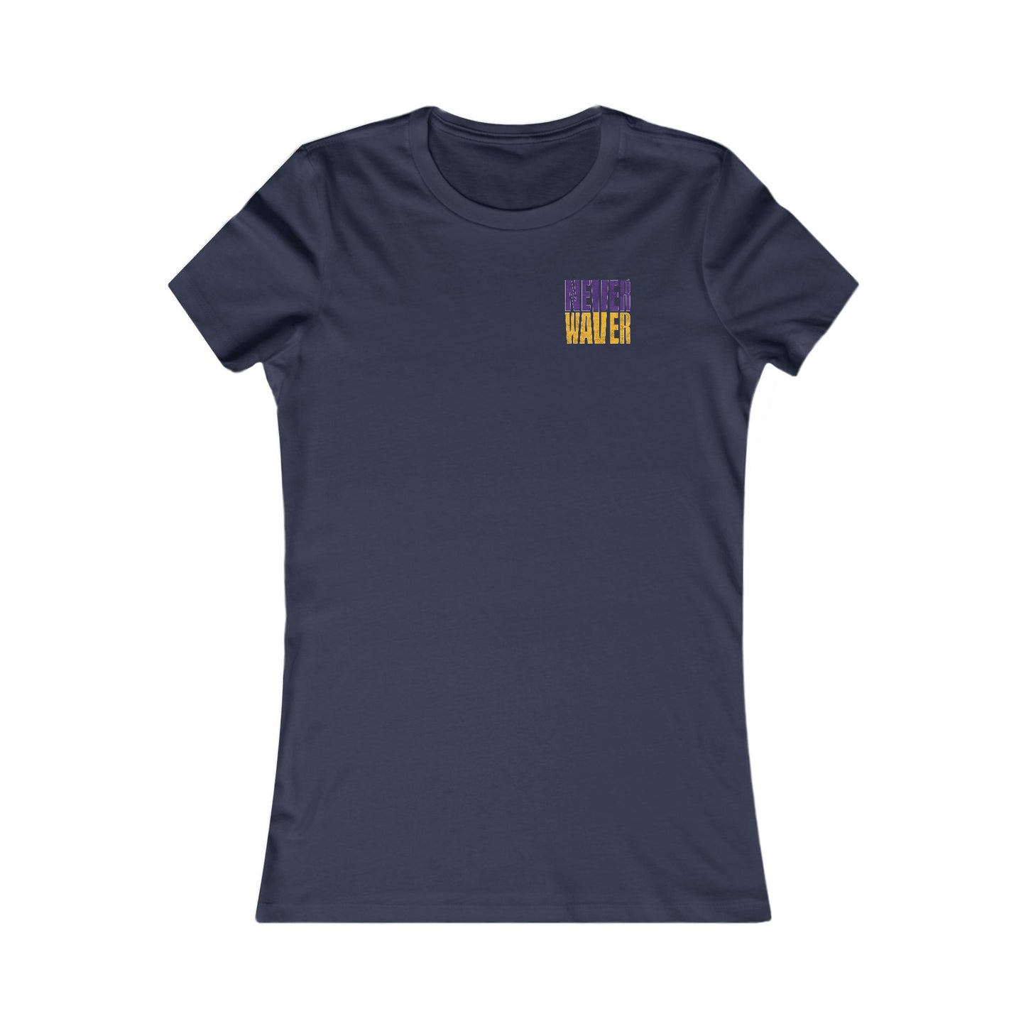 Minnesota Fans Never Waver W-Leopard Football Women's Favorite Tee