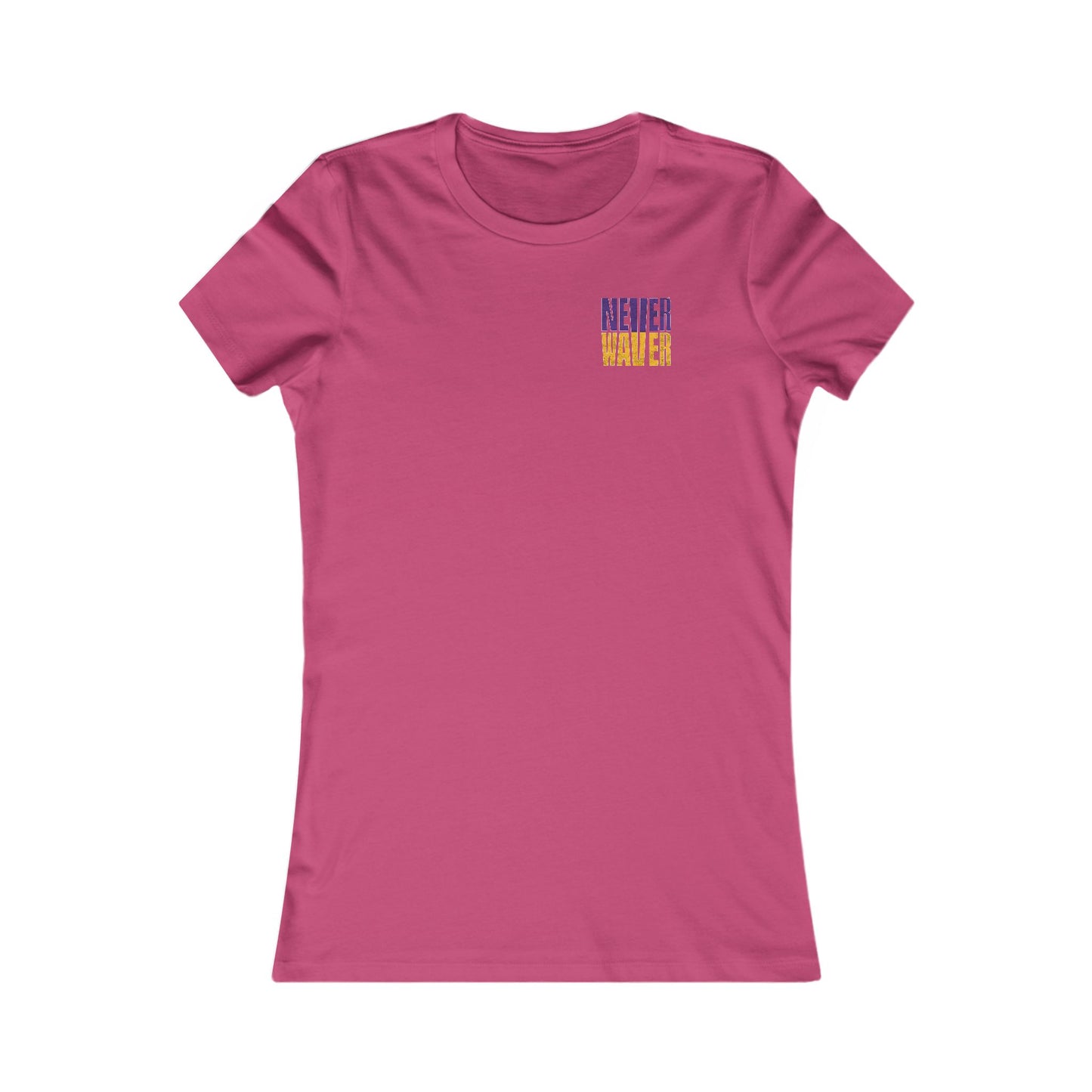 Minnesota Fans Never Waver W-Leopard Football Women's Favorite Tee