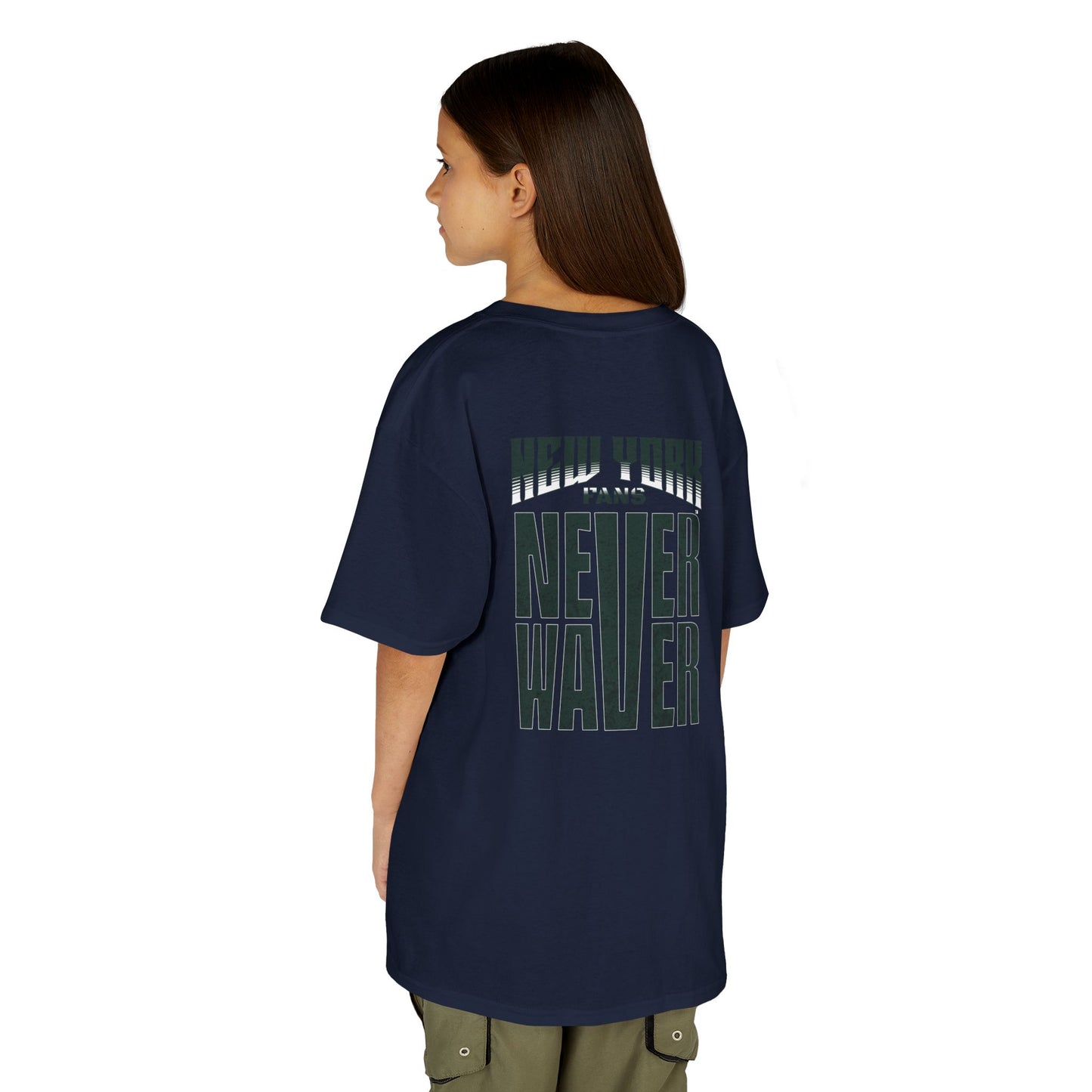 New York  Fans Never Waver Kids Heavy Cotton™ Tee