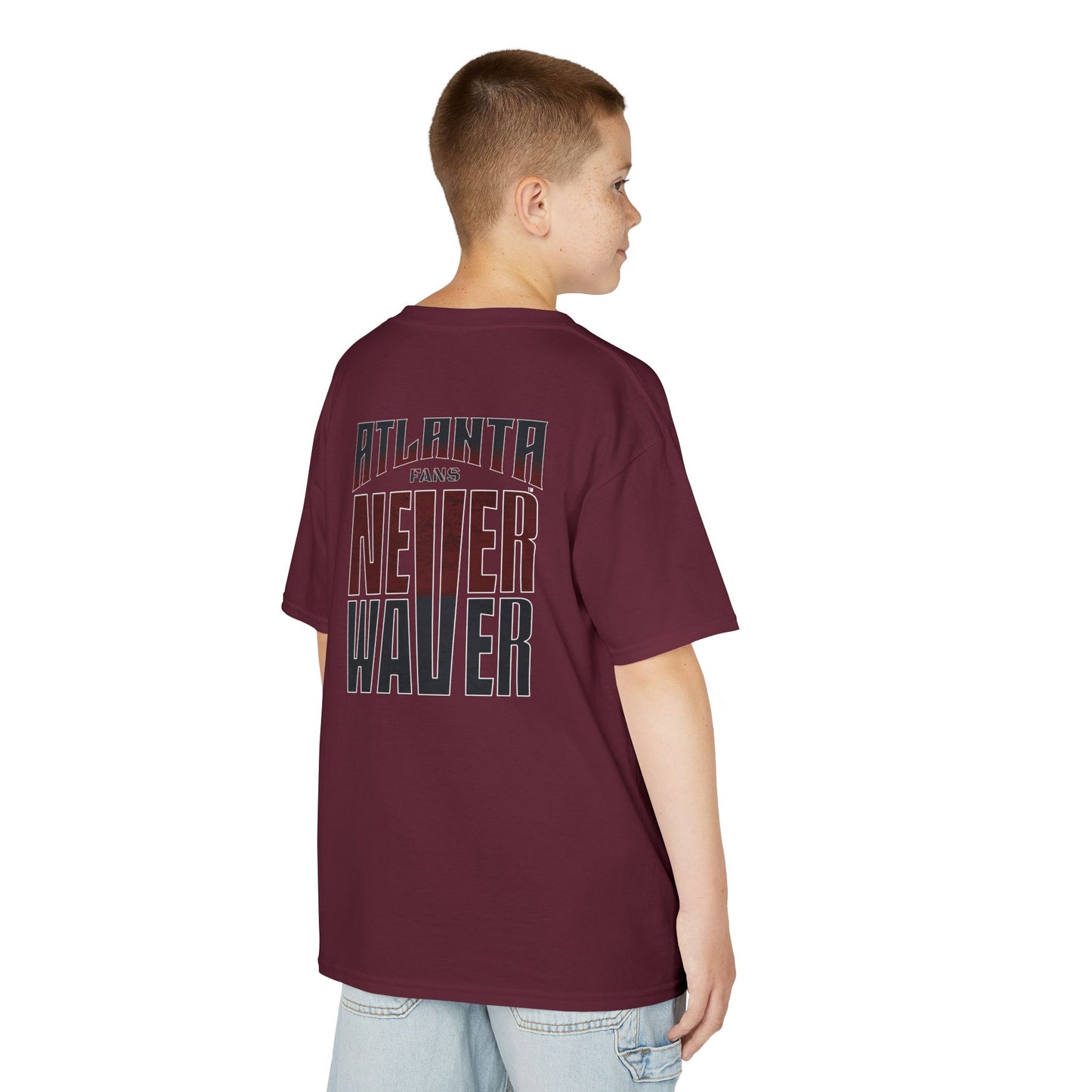 Atlanta Fans Never Waver Kids Heavy Cotton™ Tee