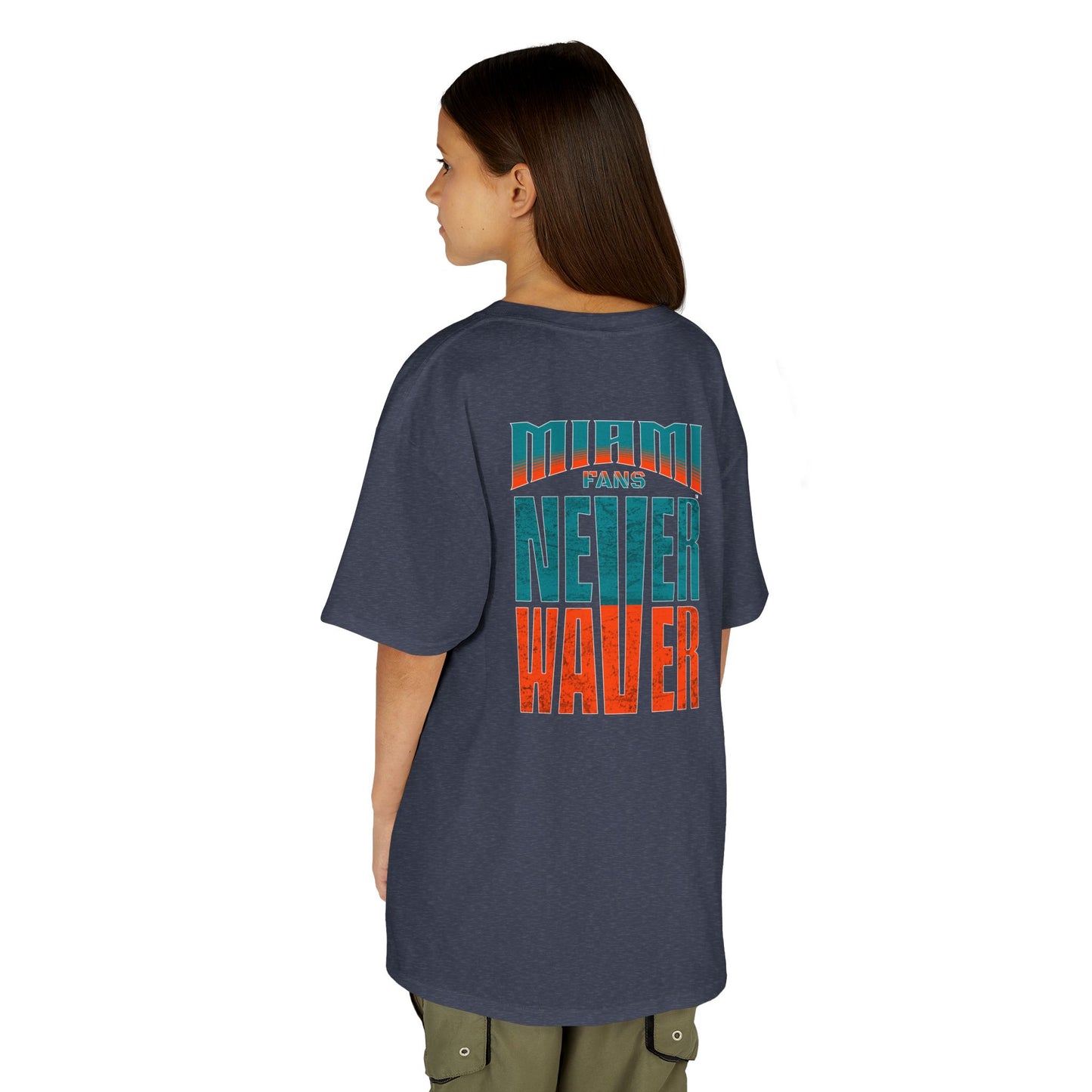 Miami Fans Never Waver Kids Heavy Cotton™ Tee