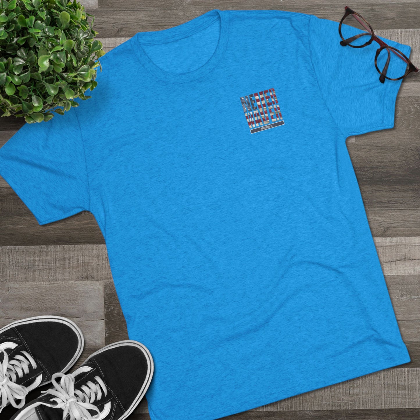 Respect Is Earned Never Waver It's Not Given Unisex Tri-Blend Crew Tee