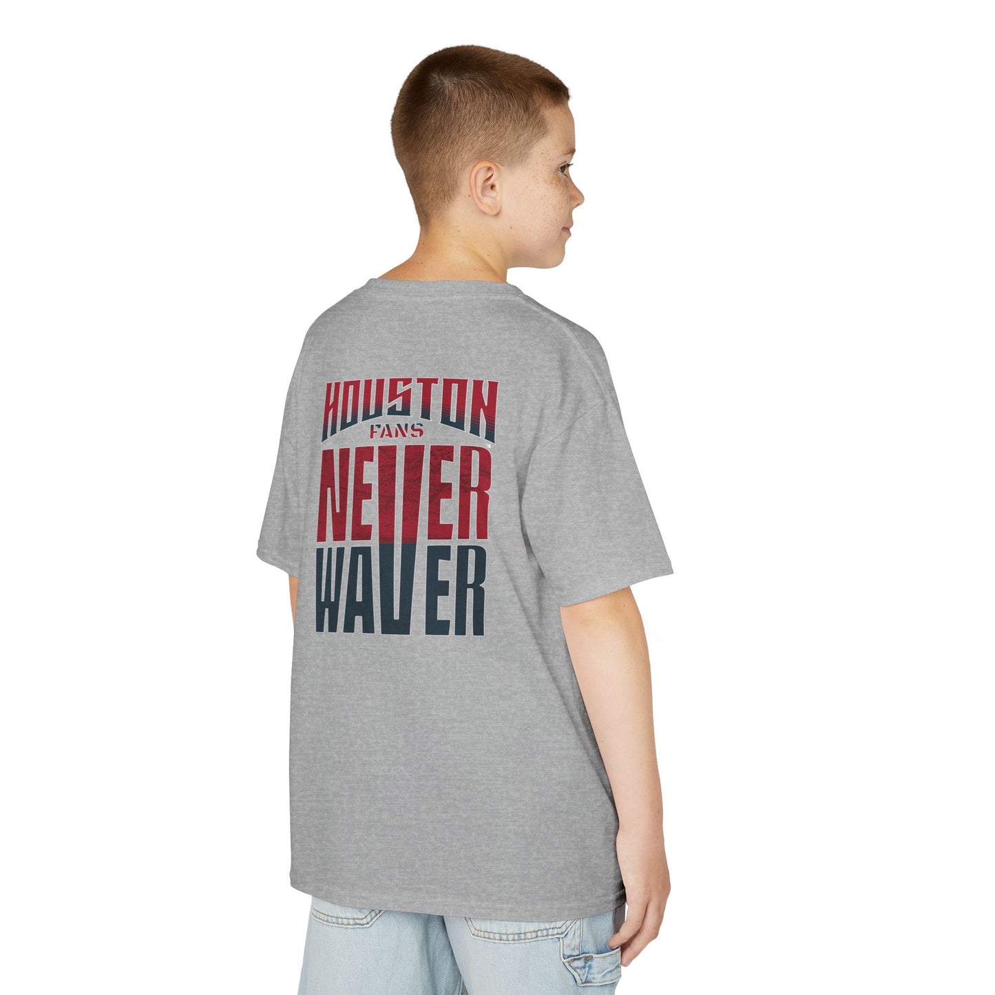 Houston Fans Never Waver Kids Heavy Cotton™ Tee