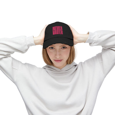 'Never Waver' Motivational Hat