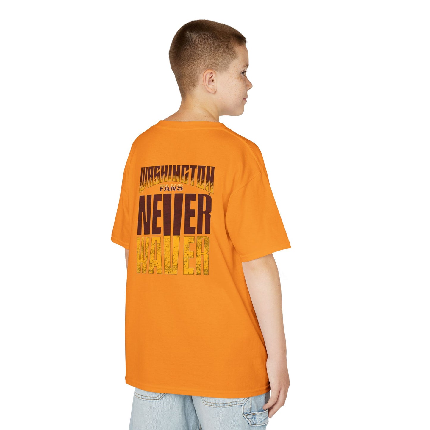 Washington Fans Never Waver Kids Heavy Cotton™ Tee