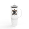 Never Waver Save Water Drink Coffee Insulated Travel Mug, 40 oz