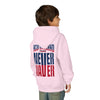 New England Fans Never Waver Youth Heavy Blend Hooded Sweatshirt
