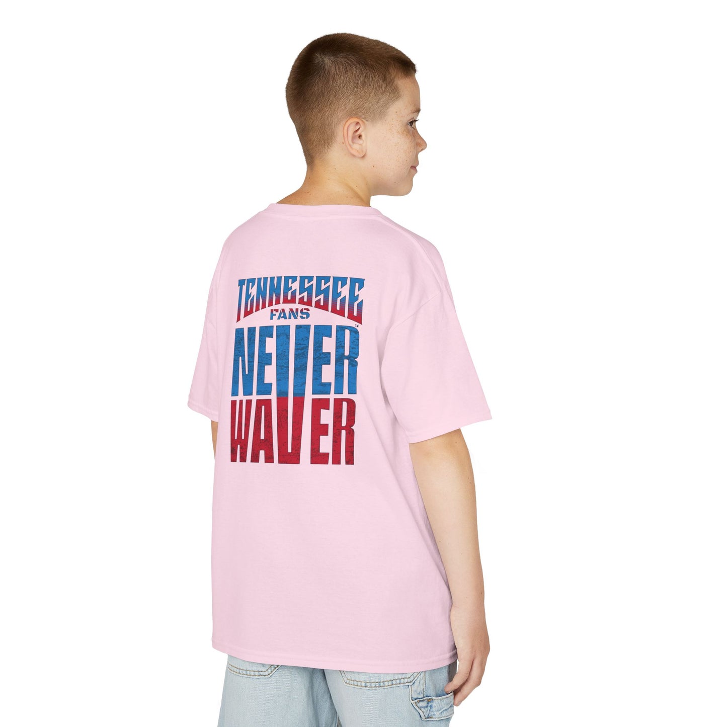 Tennessee Fans Never Waver Kids Heavy Cotton™ Tee