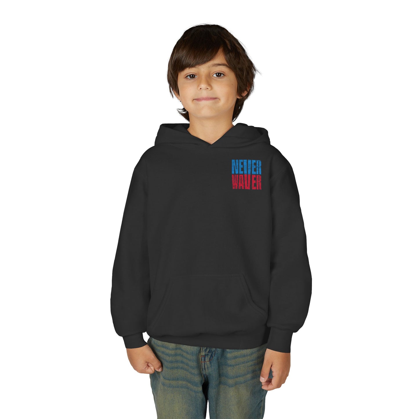 Tennessee Fans Never Waver Youth Heavy Blend Hooded Sweatshirt